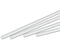 Sourcing map 12 vienetų aliuminio apvalus strypas 3mm skersmens 100mm ilgio, skirtas "pasidaryk pats"