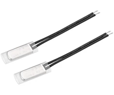 Sourcing map 2 vnt. ksd9700 termostatas 40°c n.o 5a metalinis bimetalinis temperatūros valdymo jungiklis