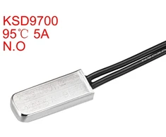 Sourcing map 2 vnt. ksd9700 termostatas 40°c n.o 5a metalinis bimetalinis temperatūros valdymo jungiklis