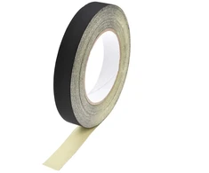 Sourcing map 20 mm acetatinė audinio juosta nešiojamam kompiuteriui automobiliui gitaros remontui aukštos temperatūros juosta juoda 30 m / 98,4 pėdos