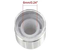 Sourcing map 5 vnt. 6 mm įstatomas ašies 16 x 15 mm aliuminio lydinio potenciometro sukamasis reguliatorius