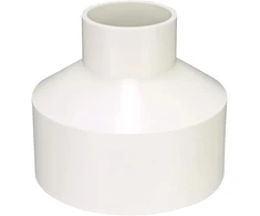 Ventiliatorius Sourcing map pvc movos patefonas patefono vamzdžio adapterio jungtis vamzdžio jungtis 110 mm x 50 mm