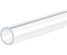 Sourcing map pvc skaidrus vamzdis, vidinis skersmuo 10 mm, išorinis skersmuo 14 mm, ilgis 305 mm, akrilo plastiko vamzdis lempų gamybai, grindų šviestuvams, baldams