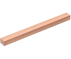 Sourcing map varinė plokščia juosta, 0.39 colio storio x 0.39 colio pločio x 5.91 colio ilgio varinis strypas guolio plokštė elektrai (10 mm x 10 mm x 150 mm)