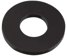 Sourcingmap® 18mm išorinis skersmuo o-žiedo žarnos tarpinė plokščia guminė poveržlė maišytuvo įvorei, 10 vnt.