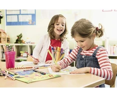 Spalvinimo pieštukas - Stabilo Easycolors - Dešiniarankiams - Dėžutė su 12 - Šviesiai mėlyna