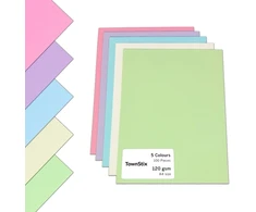 Spalvotas A4 popierius, 120 g/m², 100 lapų, 5 spalvos