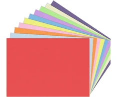 Spalvotas popierius 120gsm, 100 lapų, A5 formatas