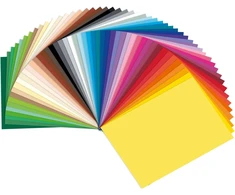 Spalvoto popieriaus rinkinys, 25x35 cm, 130 g/m², 25 lapai