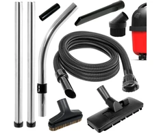 Spares2go pilnas šlapio ir sauso valymo rinkinys su 2.5 m žarna, vamzdžiais, grindų ir mini įrankiu, suderinamas su Numatic Henry Hetty ir kt. dulkių siurbliais