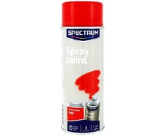 Spectrum Akrilinis lakas dažai 400ml raudonas blizgus purškiamas