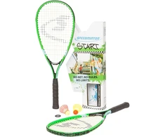 Speedminton starter kit – alternatyva paplūdimio kamuoliui / spyruokliniam kamuoliui 2 originalūs speeder, pagaminti vokietijoje