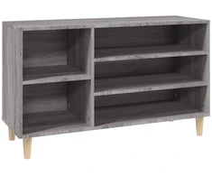 Spintelė batams, pilka ąžuolo, 102x36x60cm, apdirbta mediena