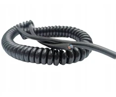 Spiralinis 2 gyslų kabelis Omy 2x0,75 12v-24v spiralė 360mm