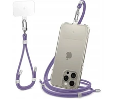 Sponge Spigen universal strap set crossbody &amp; wrist deep violetinė