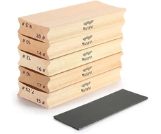 Sportarc gitaros bosinės gitaros grifo spindulio šlifavimo blokas, gitaros spindulys, dvipusis šlifavimo blokas gitarai, bosinei gitarai, grifų lygiavimo įrankis (12# 16#)