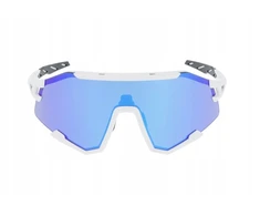 Sportiniai akiniai nuo saulės Ox Optics Velox Baltas Mėlyna veidrodiniai Tr90
