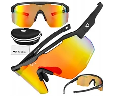 Sportiniai dviračių akiniai Gog E507-2 Argo C su didele fotochromine linze
