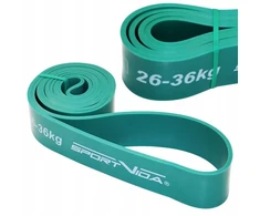 Sportvida pasipriešinimo guma crossfit power band 26-36 kg