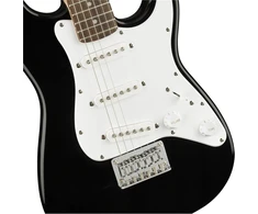 Squier: Mini Strat - Juodas. Elektrinė gitara