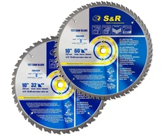 S&amp;r Diskinio pjūklo diskų rinkinys medienai, 2 vnt., 255mm