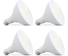 Pakabinamas šviestuvas Ssc-luxon 4 vnt. pilno spektro e27 led augalų lempų rinkinys - universalios lempos augalams (e27 lizdas, 1300 liumenų, 13 vatų)