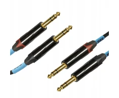 Ssq jsjs2 - 2x jack stereo kabelis - 2x jack stereo 2 metrų