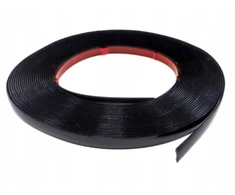 St Parts 14 mm dekoratyvinė juoda plokščia apdailos juosta