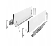 Stalčius Hafele Matrix S Slim 3d baltas 450 mm aukštas H167 tylus uždarymas 50 kg