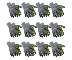 Stalco Nitrile Flex Dots darbo pirštinės S-76317, dydis M (8), 12 porų