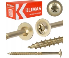 Staliaus sraigtai 10x280 mm 25 vnt. medienai Talerzowe Torx Klimas Wkcp