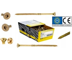 Staliaus sraigtai medžiui cs 6x60 torx kūginė galvutė Domax 200 vnt