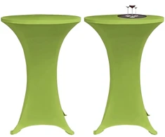 Staltiesės, 4vnt., žalios sp., 80 cm, įtempiamos