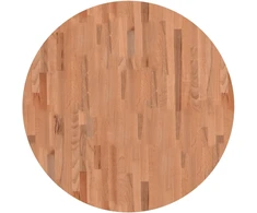 Stalviršis, Ø90x2,5 cm, bukmedžio medienos masyvas, apskritas