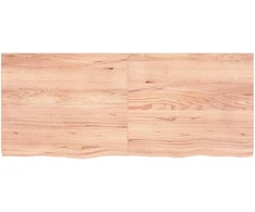 Stalviršis, šviesiai rudas, 120x50x(2-4) cm, medienos masyvas