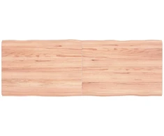 Stalviršis, šviesiai rudas, 140x50x(2-4) cm, medienos masyvas