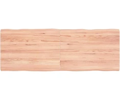 Stalviršis, šviesiai rudas, 140x50x(2-4) cm, medienos masyvas
