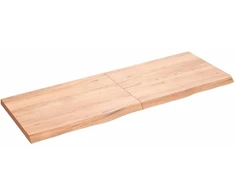 Stalviršis, šviesiai rudas, 140x50x(2-4) cm, medienos masyvas