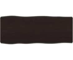 Stalviršis, tamsiai ruda, 100x40x(2-6) cm, medienos masyvas