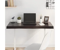 Stalviršis, tamsiai ruda, 100x40x(2-6) cm, medienos masyvas