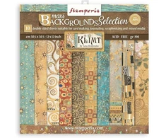 Stamperia Sbbl101 scrapbooking bloknotas, 10 lapų, 30,5 x 30,5 cm (12 x 12 colių), maxi background selection-klimt, popierius, įvairiaspalvis, 30,5 x 30,5 cm (12 x 12 colių)