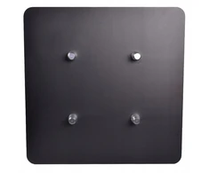 Stand4me quadro alu 290 60x60 juoda bazė