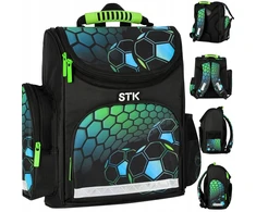 Starpak Mokyklinis kuprinė berniukui Football futbolo kamuolys į 1 klasę