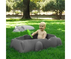 Starplast Industries Starplast Hippo smėlio dėžė vaikams - pilka