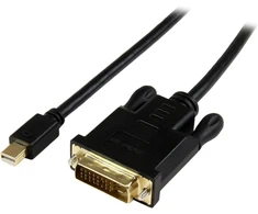 Startech 6 pėdų Mdp2dvimm6bs 6 pėdų mini displayport į dvi aktyvus adapterio konverterio kabelis, skirtas mažmeninei prekybai