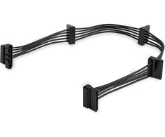 Startech B5196 4x Sata maitinimo skirstytuvo adapterio kabelis, juodas