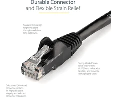 Startech.com 2m Cat6 Utp Rj45 tinklo kabelis, juodas