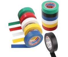 Starvast 12 x aukštos temperatūros pvc elektros izoliacinė juosta - įvairiaspalvė (13m x 17mm)