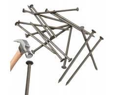Statybiniai cinkuoti vinys 3,0x80mm 5kg, universalūs, skirti medienai