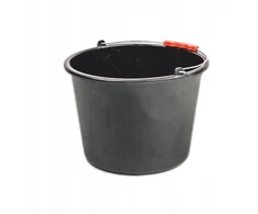 Statybinis plastikinis kibiras su rankena ir dangteliu, 12 l